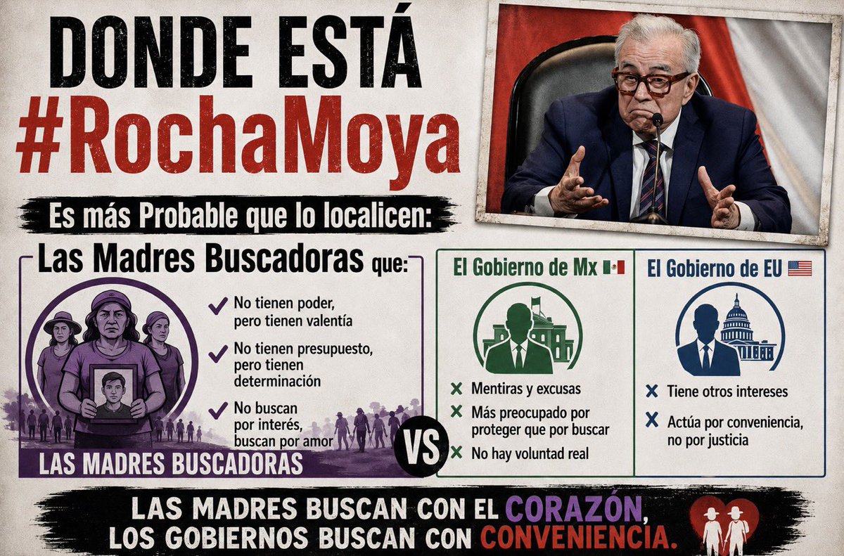 adanmartinezt's tweet photo. #México 🇲🇽 
#ULTIMAHORA 
Lo que NO pudo tapar la Pantomima del #CalendarioEscolar 
@SEP_mx @mario_delgado  

DONDE está #RochaMoya❓

Es más probable que lo LOCALICEN las
#MadresBuscadoras que: 
El #GobMx 🇲🇽 
El #GobEU 🇺🇸 https://t.co/liD9SOeab8