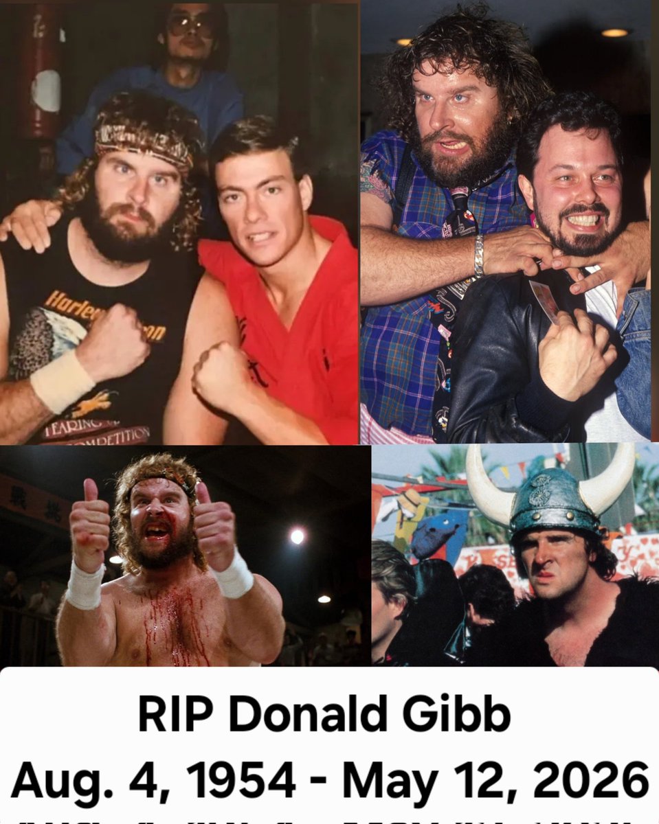 Wrestling_Fan79's tweet photo. It sucks that we lost the awesome Donald Gibb yesterday. ๐ฅ Thank you for all the laughs and I love ya big guy. #RIP #DonaldGibb #Legend #Bloodsport #RayJackson #RevengeOfTheNerds #Ogre https://t.co/hvcMrFyBVI