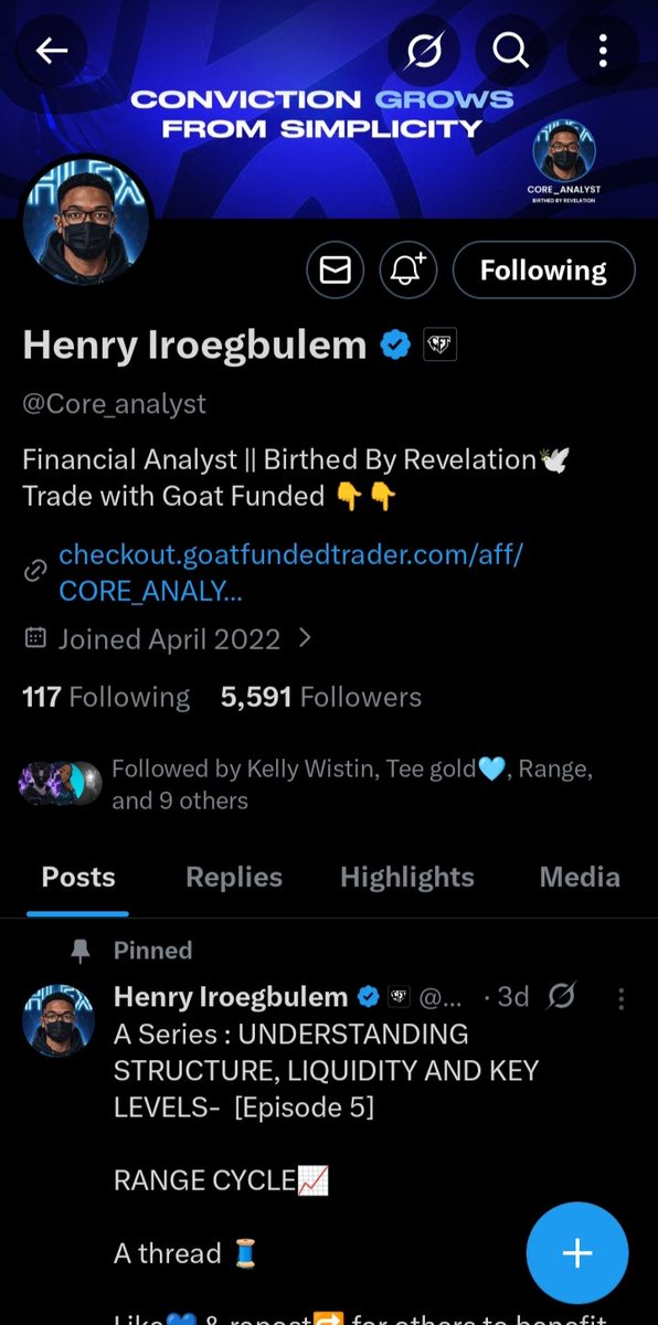 EmmanuelCh98901's tweet photo. @RangeTrader_ @Core_analyst @The_4thMan @probernard_02 @OnlyLuso @FortuneMMXM I have already followed @RangeTrader_ @Core_analyst @The_4thMan @probernard_02 @OnlyLuso @FortuneMMXM with proof of screenshots below 
Tagging @PubgandF26799 and @Mr_Kachi001 https://t.co/LW12SLIx8I