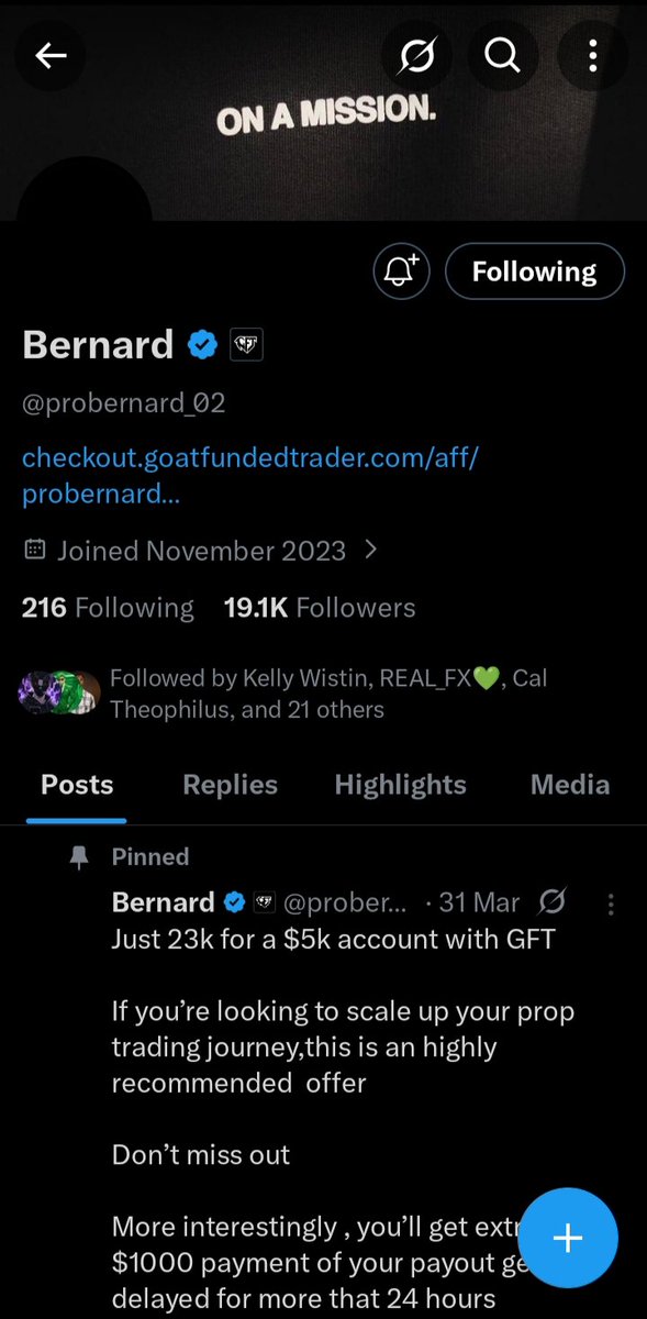 EmmanuelCh98901's tweet photo. @RangeTrader_ @Core_analyst @The_4thMan @probernard_02 @OnlyLuso @FortuneMMXM I have already followed @RangeTrader_ @Core_analyst @The_4thMan @probernard_02 @OnlyLuso @FortuneMMXM with proof of screenshots below 
Tagging @PubgandF26799 and @Mr_Kachi001 https://t.co/LW12SLIx8I