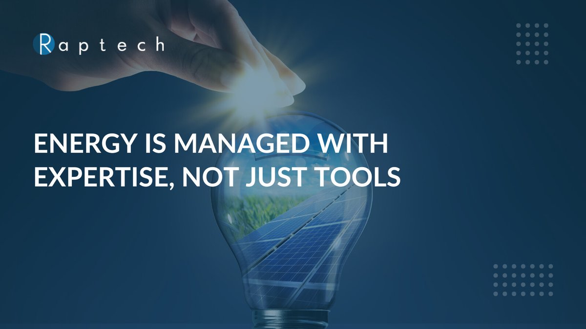 Raptech_srl's tweet photo. ⚡ In the energy sector, the real differentiator is not having digital tools. It is knowing how to use them properly.

Data, automation, and platforms create value only when they support reliable and informed decisions. https://t.co/ckMRwB2UAY