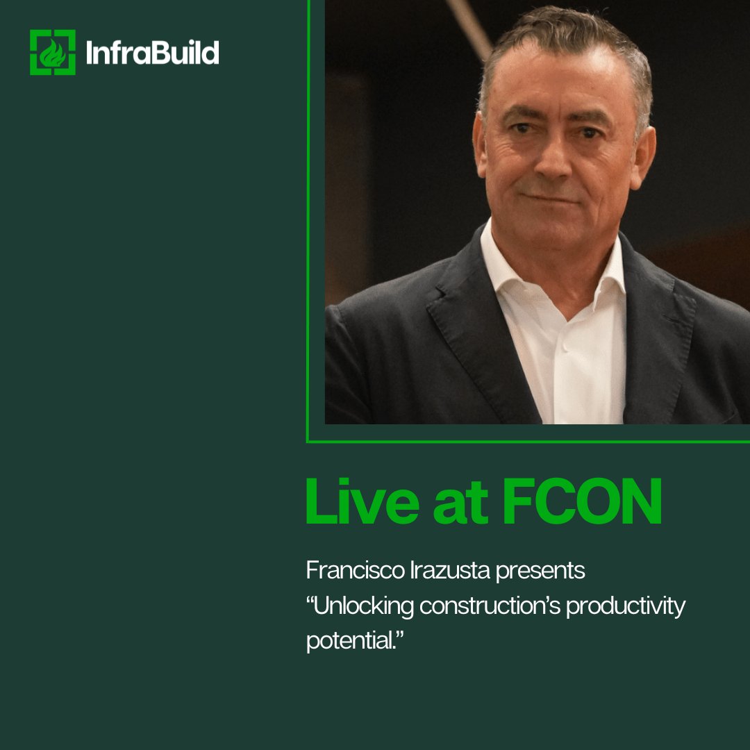 InfraBuild_Aust's tweet photo. We’ll be at #FCON26 next week.
Our CEO, Francisco Irazusta, will be speaking at the event, sharing how we are working with industry to lift productivity and deliver lower embodied carbon outcomes at scale.
We’ll also have a stand, so come by to site 23 and say hello. https://t.co/XmOmFP3FlY