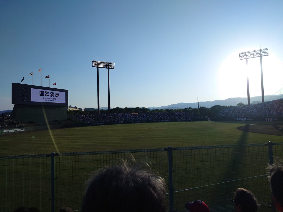 okiydokey's tweet photo. 今日はここから応援！
#セーレンドリームスタジアム https://t.co/N84eulKj0N