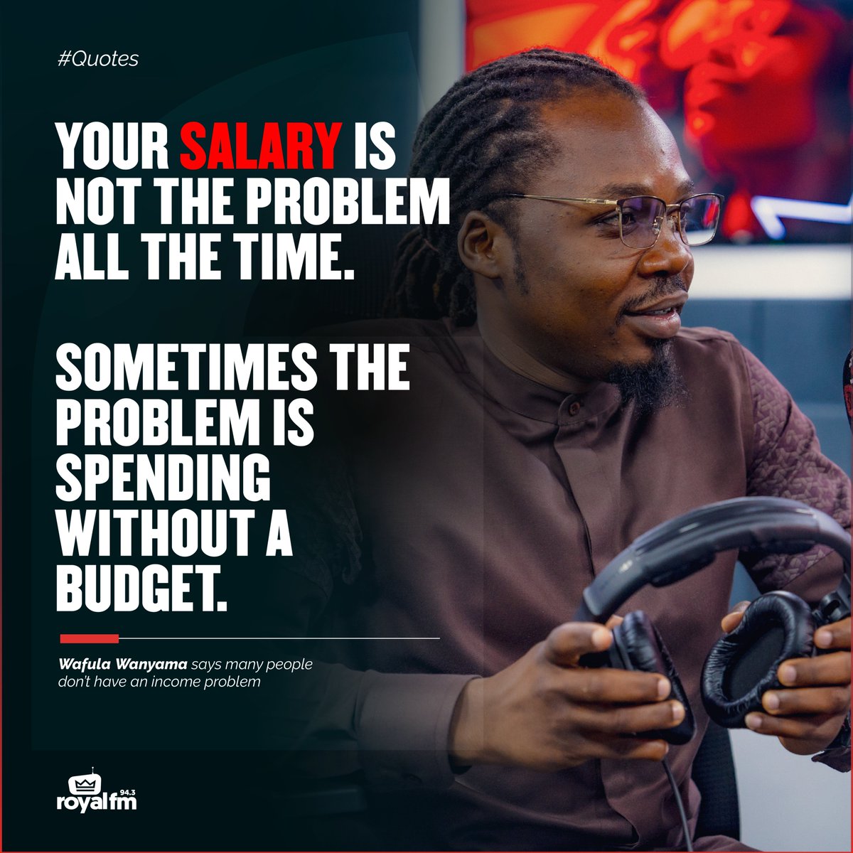 RoyalFMRwanda's tweet photo. “Impact is the real legacy. People will remember the lives you changed more than the money you made.” ~@wanyama__wafula #RoyalFM #WednesdayMoneyMatters #KigaliInTheMorning https://t.co/IYvUrNi3ta