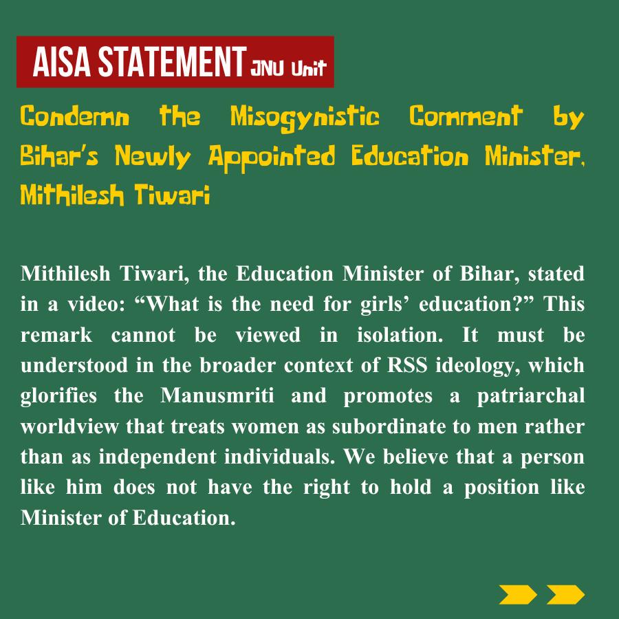 AISA JNU tweet media