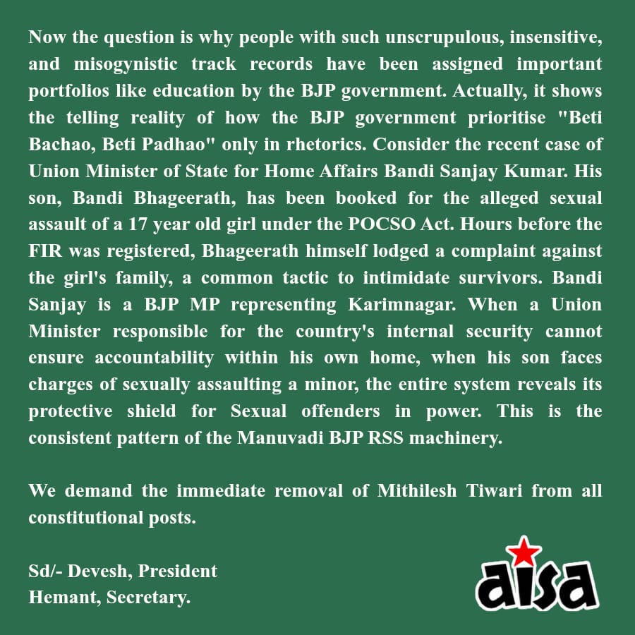 AISA JNU tweet media
