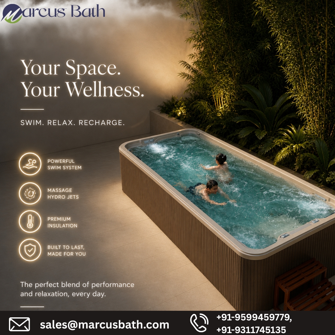 MarcusBath's tweet photo. Transform your backyard into a luxury wellness retreat with Marcus Bath swim spas. Experience powerful swim systems, hydro massage jets, premium insulation, and unmatched relaxation designed for modern living. 
 #swimspa #luxuryspa #wellness #hydrotherapy #relaxation #pooldesign https://t.co/OhsUZACkoB
