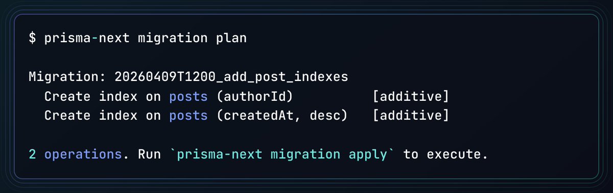Prisma Postgres tweet media