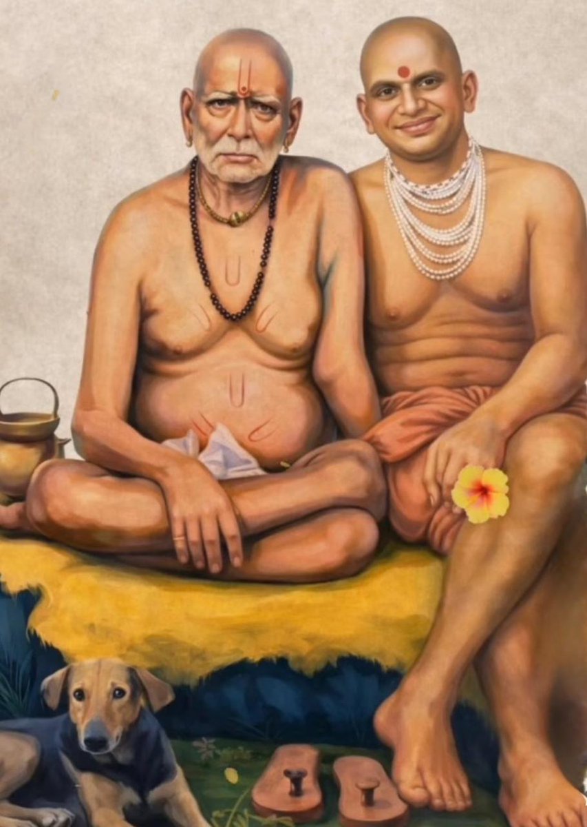mastermind_n_u's tweet photo. श्री स्वामी समर्थ आणि श्री कृष्ण सरस्वती महाराज🙏🙏 https://t.co/zSvrRJWES8