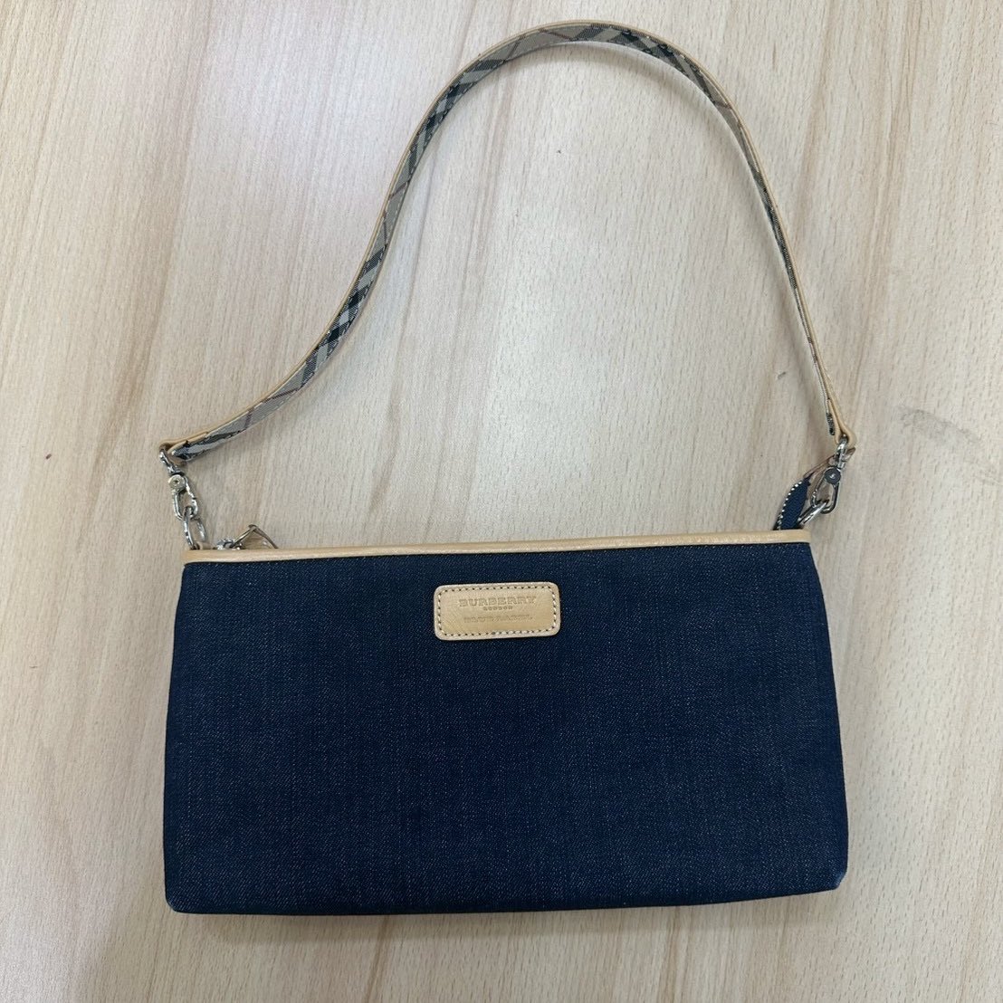 BURBERRY】 -ロゴLogo -デニム Denim -ショルダーバッグ shoulderbag