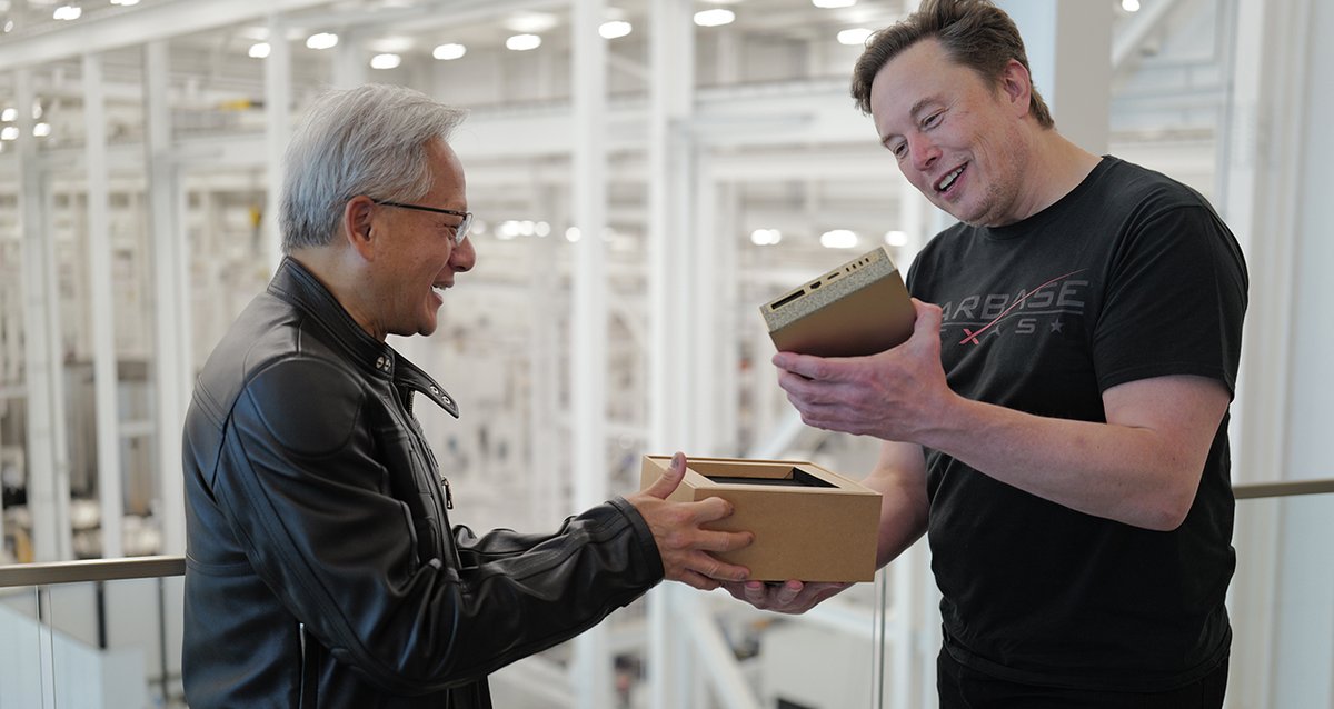 Elon Musk just confirmed that he and Nvidia CEO Jensen Huang are ...