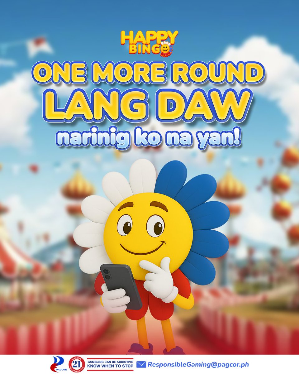 Happybingoapp's tweet photo. “Isang round lang”
Tapos biglang napahaba ang kwentuhan. Alam na, Ka-Happy. 👀

#happybingoph #KaHappy #Relatable #GameMood #HappyBingo https://t.co/x7dtVhYWsp