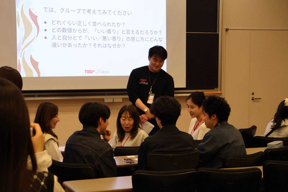 TEDxUTokyo's tweet photo. 【TEDxUTokyo 2026 “アナログ”ワークショップ紹介✨】

ラップされた世界を聴く

音を通じて「世界の区切り方」を再考。
当たり前の分類を超えた、新しい世界の姿を体験しました。 https://t.co/6Cj3fPBdH2
