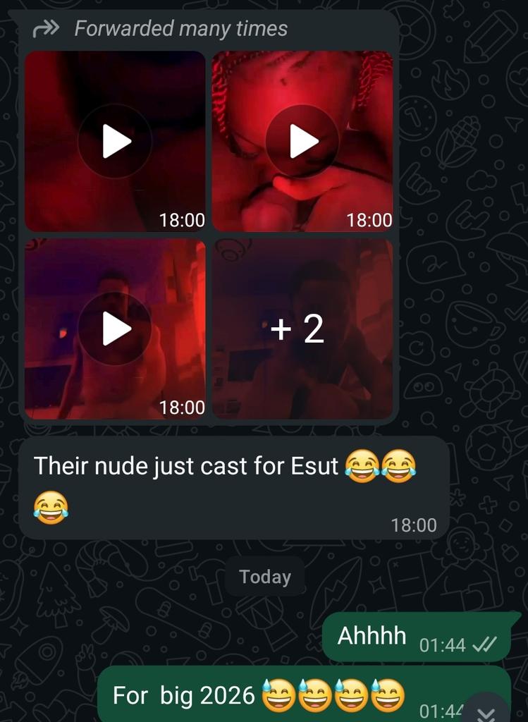 unofficialbankz's tweet photo. Have you watched their videos? Omo this leak is professional 

Signed by pornhub 😅😅
#esut #esutleak https://t.co/gtzPeNRmhb