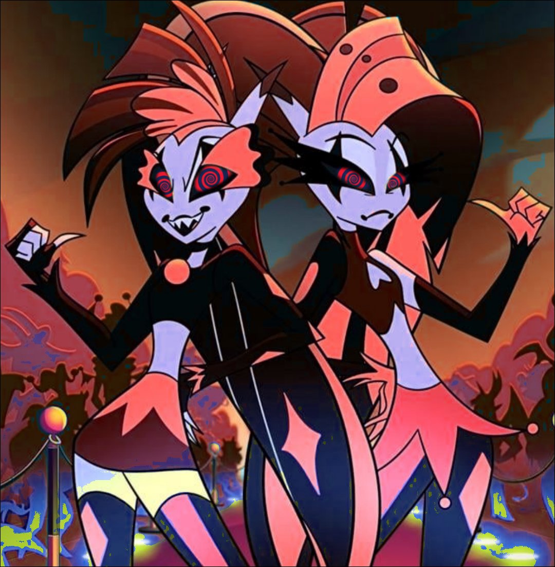 Trust_VelVel's tweet photo. Aww #glitz & #glam are now performing under #veltek's brand of music. So good it will hypnotize you into oblivion! Remember #trustus with your music!
#hypno
#hazbinhotel https://t.co/1aVKgbzN5W