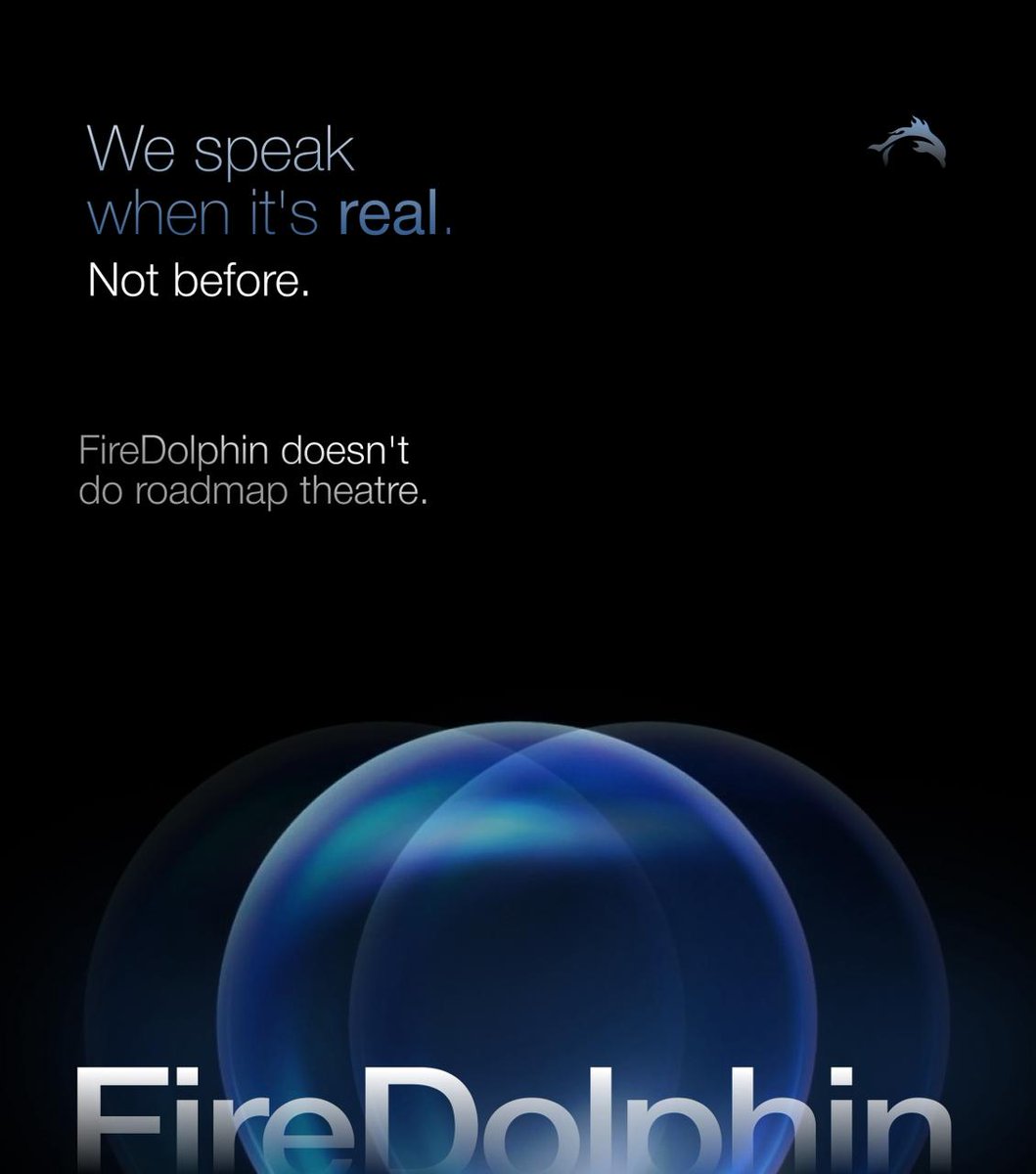 firedolphinai's tweet photo. We don't tease roadmaps. We don't announce intentions. We ship. Then we speak.
#FireDolphin #AgenticAI #ArtificialIntelligence #AI #BuiltForSpeed #BuiltForYou https://t.co/dnleh1o4xx