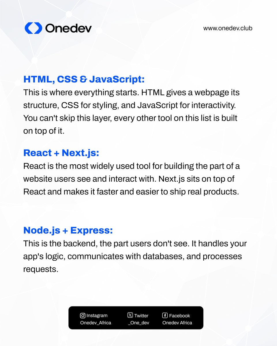 One Dev tweet media