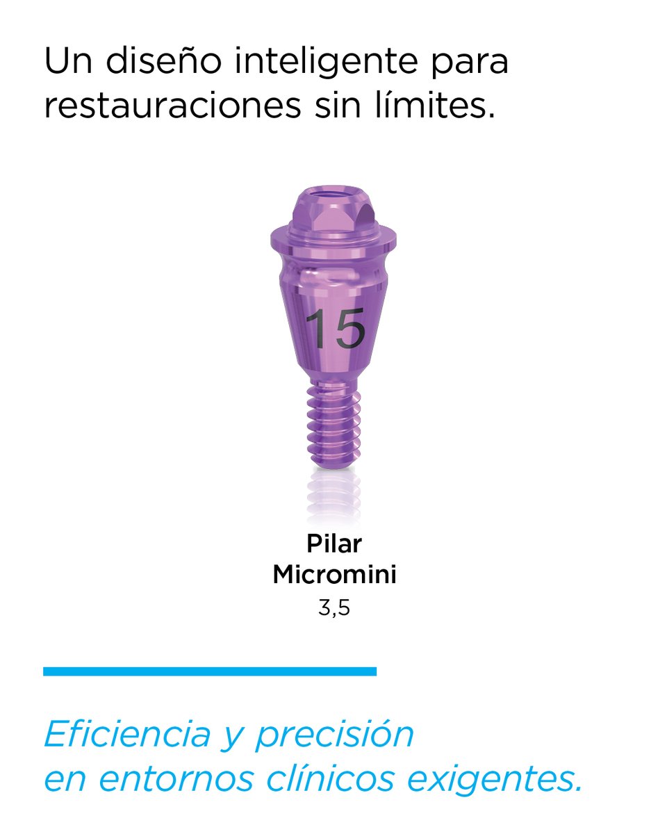 BionerSocial's tweet photo. #IMPLANTES DM. Soluciones para espacio protésico reducido. Resultados precisos incluso en los entornos más exigentes.

#BIONER: Soluciones fiables y versátiles para simplificar la práctica clínica diaria. https://t.co/EQ6pnzisF5