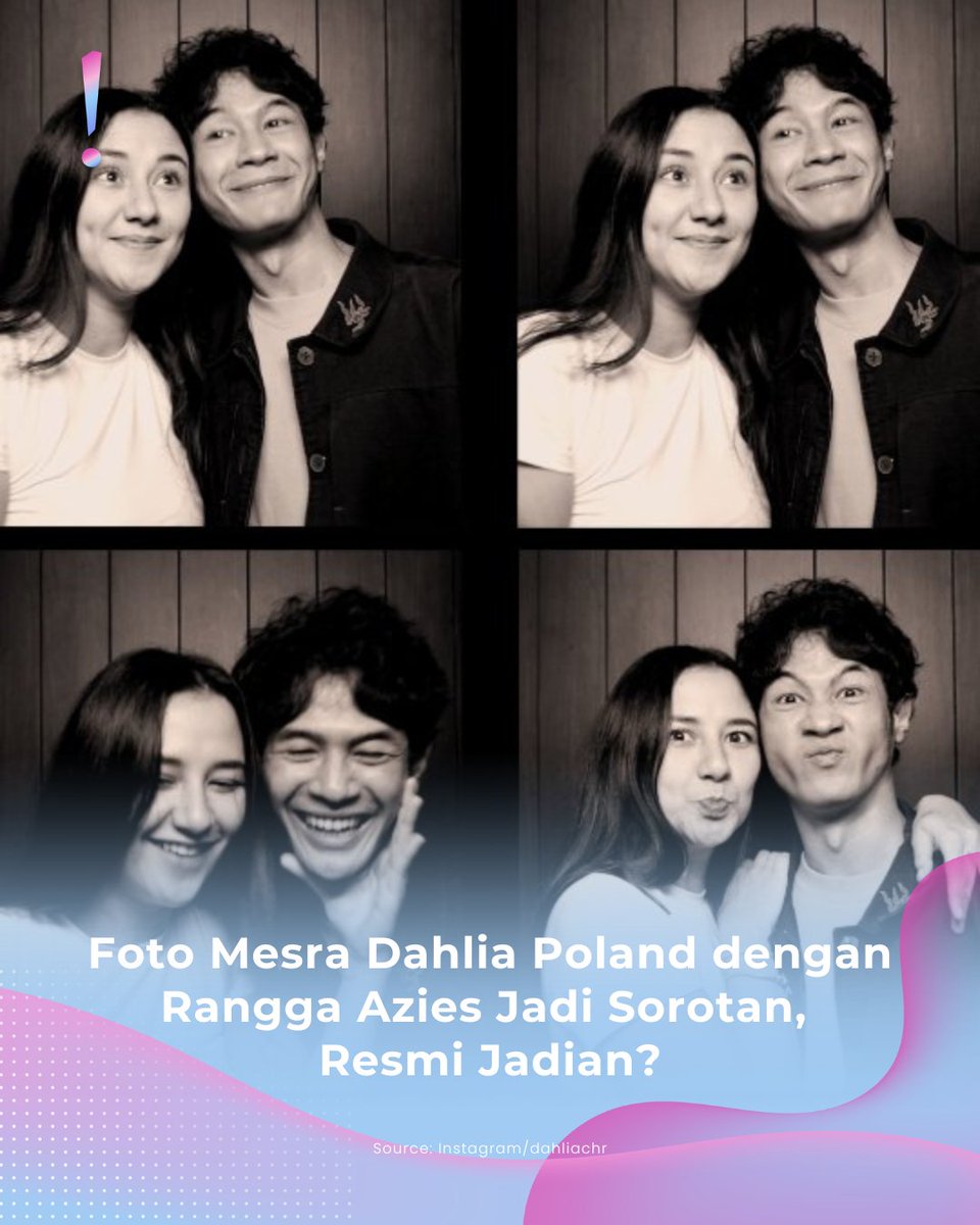 Insertlivettv's tweet photo. Foto Mesra Dahlia Poland dengan Rangga Azies Jadi Sorotan, Resmi Jadian?
Kehidupan asmara Dahlia Poland mencuri perhatian publik. Baru-baru ini, Dahlia membagikan momen mesra bersama Rangga Azies yang diduga sebagai kekasih barunya.
#dahliapoland #ranggaazies #insertlive https://t.co/CSi8rmDQLS
