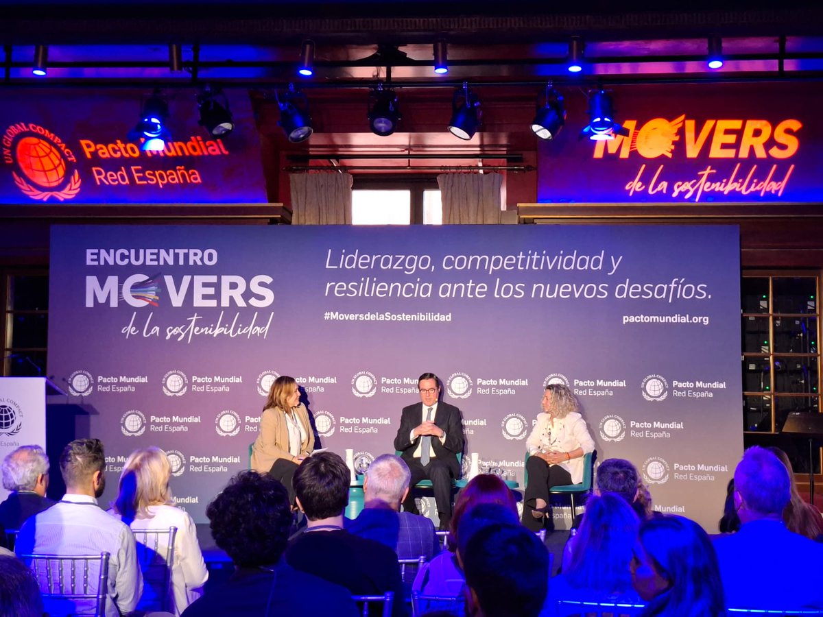 CEOE_ES's tweet photo. 🎙El presidente de CEOE @agaramendil, @claraarpa @PactoMundial y @asunsoriano en #MoversDeLaSostenibilidad

“La #sostenibilidad avanzará allí donde las empresas tengan capacidad para crecer, invertir y transformar”

Las empresas afrontan la sostenibilidad en el contexto global🌍 https://t.co/YEBGbZigAe