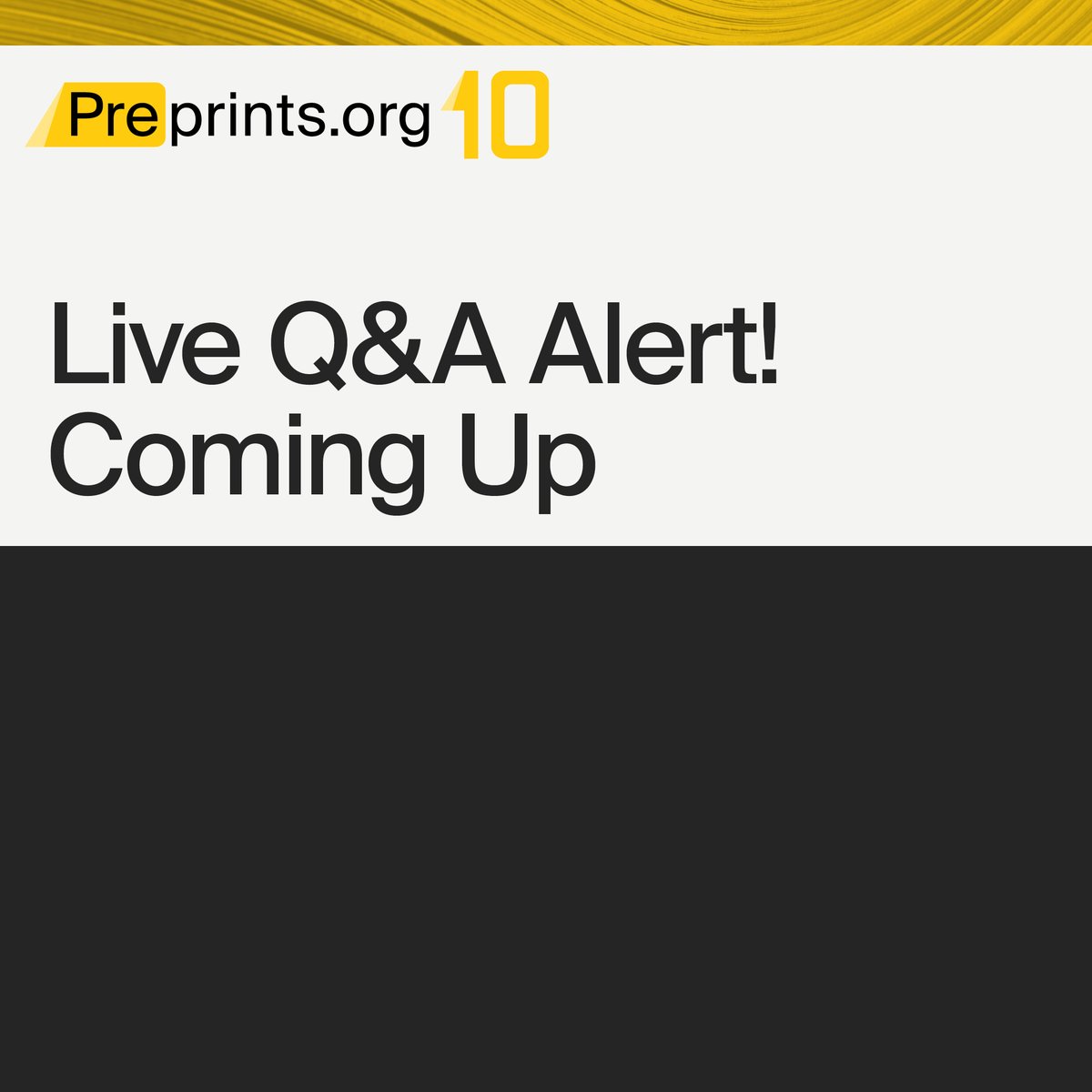 Preprints.org tweet media