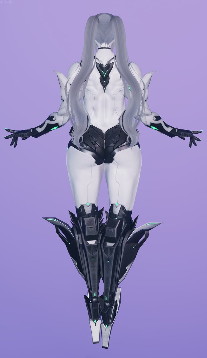 HIN4GESHI_PSO2's tweet photo. ソロノックス一式(装飾 オンオフ)

胴：メカっぽい意匠があるからボディペ次第で化けそう
腕：フォトンカラー対応のネイルが可愛い 今回一番の当たり枠
脚：装飾オフで外れるのはドロワーズだけ フロリアーネの劣化

確保優先度
　腕＞胴＞＞＞＞＞＞＞＞＞＞＞＞＞脚

総評：57点

#キャストはいいぞ https://t.co/svLk8IN2cI
