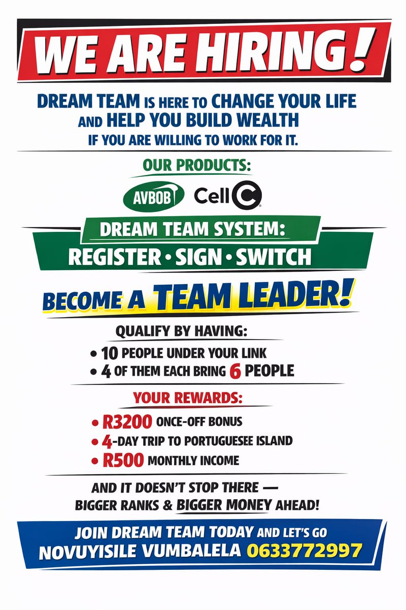 aganangfm's tweet photo. #DreamTeamConnect let us connect you to great opportunities https://t.co/cJ3CpJACzV