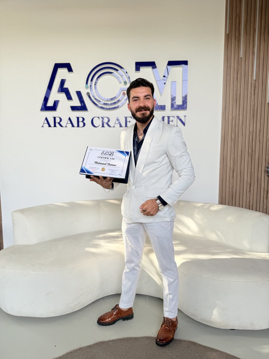ACM_SA1's tweet photo. Celebrating our Top Sales Performer of 2025 👏
A year of dedication, strong relationships, and results that speak for themselves.

Proud to have people who keep raising the bar at ACM.

#SalesExcellence #ACM #ArabCraftsmen https://t.co/eZAZzGUvka