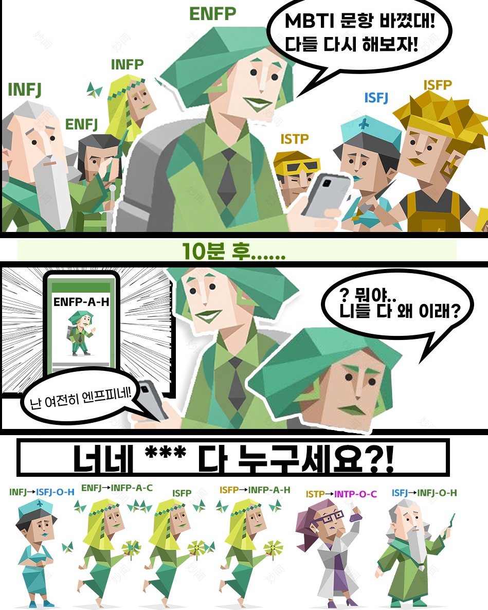 16persontype's tweet photo. INFP였다가 ENFP였다가... 맨날 결과 바뀌어서 MBTI 안 믿는다고?
그거 네 성격이 변한 게 아니라, 문항이 네 본캐를 못 담아서 그런 거래.
이번에 뜬 2026 업그레이드 버전은 다름!
내 영혼의 찐MBTI를 찾아주는 역대급 문항 등장함.
10명 중에 6명은 결과 바뀌었다는 그 테스트...
지금 바로 해봐!
