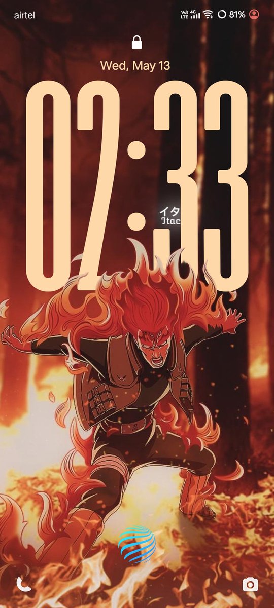 BaliRonit's tweet photo. Bro this Origin Os 6 lockscreen is goated🐐🔥 #iqoo #vivo #originos https://t.co/yx4xTTEa4v