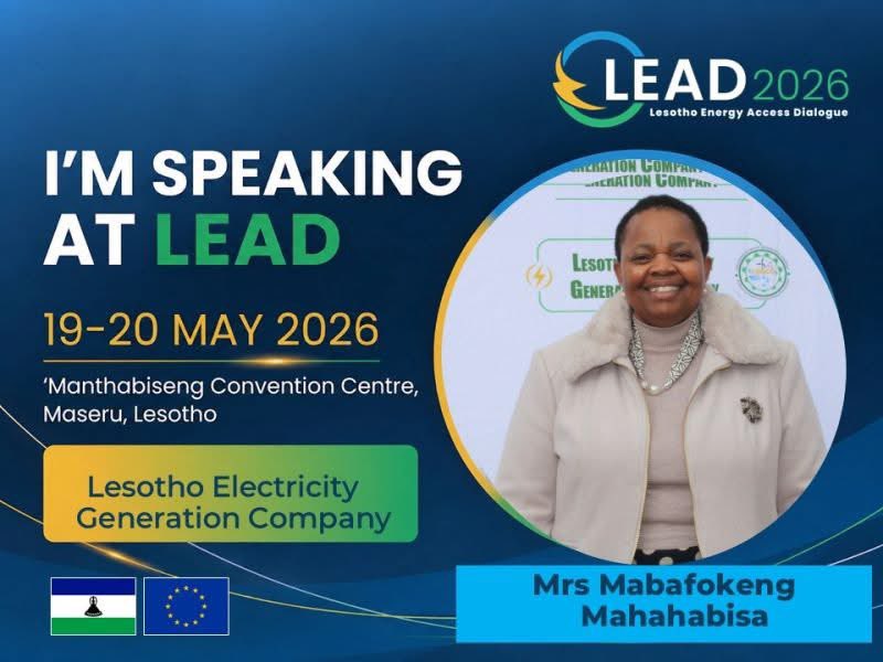 LEGCOLesotho's tweet photo. Catch our CEO, Mrs Mabafokeng Mahahabisa, as she takes the stage at #Lesotho Energy Access Dialogue (LEAD 2026) ⚡.

Join the conversation on advancing energy access &amp; shaping a sustainable future for Lesotho.

Be part of the dialogue. Be part of the change.

#EnergyAccess https://t.co/Qyo3KCqJ3v