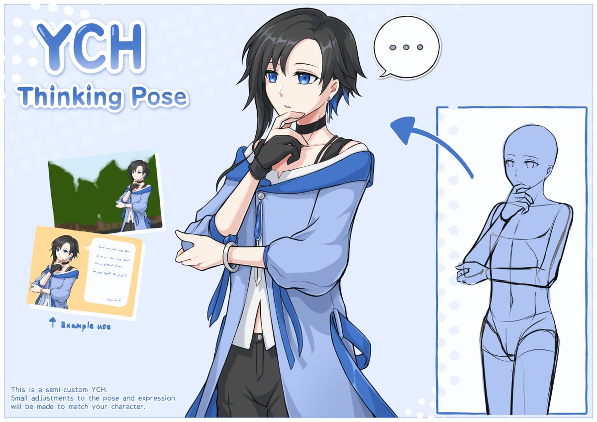 Kittii_119's tweet photo. 🔷Announcement
YCH Pose #2! This time it’s a thinking pose.
Since it has a transparent background, you can easily use it for thumbnails, videos, and more!
It’s also semi-custom, so I can tweak expressions and small details to match your character.
#VGenOpen https://t.co/FTfOqNqxgi