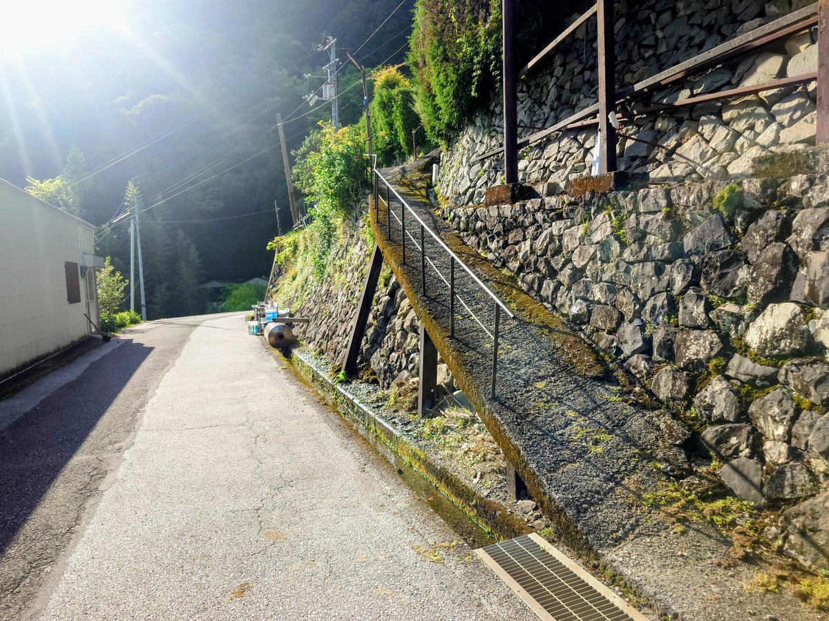 46seiun4444's tweet photo. 土佐 楮谷城🏯高知県香美市物部町

民家に通じる道(④枚目)にしか見え��、近くの方にお聞きすると 城についてはご存知なかったが、神社への通に間違いないとのことで登城✨

主郭は立伊神社①、南側Ⅱ郭にお堂跡②、Ⅲ郭は城八幡③があり、地元の方に大切にされているようでした💡
🅿️墓地前 https://t.co/t8dOVmBP9A