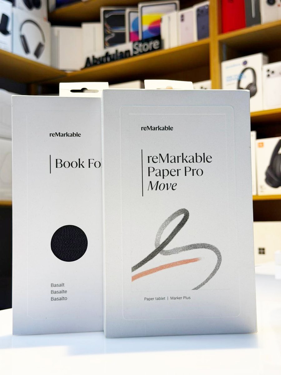 Abufulan_Store's tweet photo. The #reMarkable Paper Pro Move 7.3″ on-the-go notepad - Ultra paper-like writing feel, Canvas Color display, Marker Plus, Upto 2-week battery life, Fully distraction-free. ✍️

Ksh.108,000 https://t.co/ER0qq0QqMk
