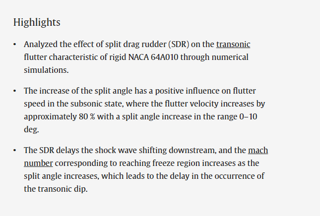 TheorAppMechLet's tweet photo. Numerical investigation on transonic flutter characteristics of an airfoil with split drag rudder
https://t.co/e6wHSDHGR1 https://t.co/7qZTjlerZa