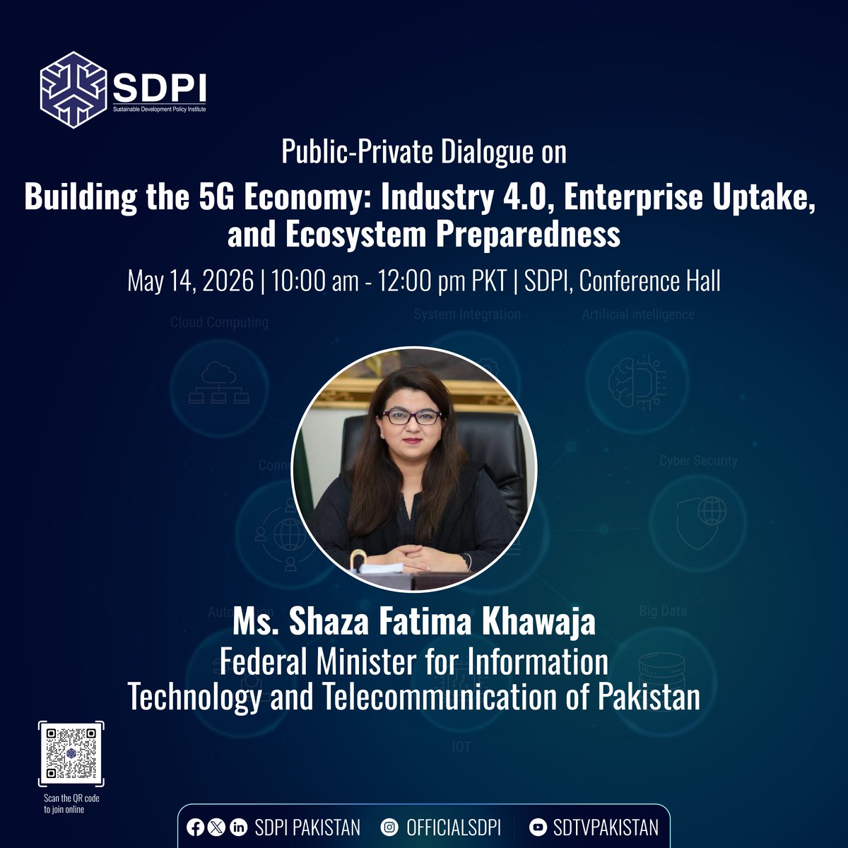 If you want to hear the Federal Minister @ShazaFK speak about Pakistan ...