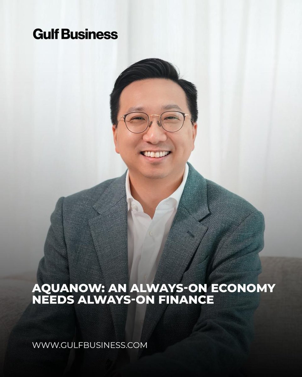 aquanow's tweet photo. An always-on economy needs always-on finance.

In @GulfBusiness, our CEO, Phil Sham, discusses how settlement infrastructure, stablecoins, and regulated digital asset rails are reshaping how value moves globally.

Read more: https://t.co/YPJinvfq3U 

@philsham #stablecoin #digitalassets #settlements @Universal_USDU