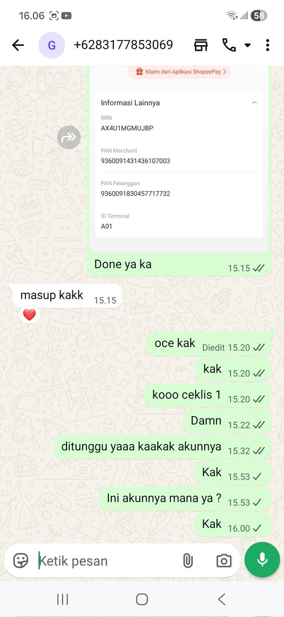 bearcutiess's tweet photo. ga berkah kak https://t.co/iQdJ7DsWq0