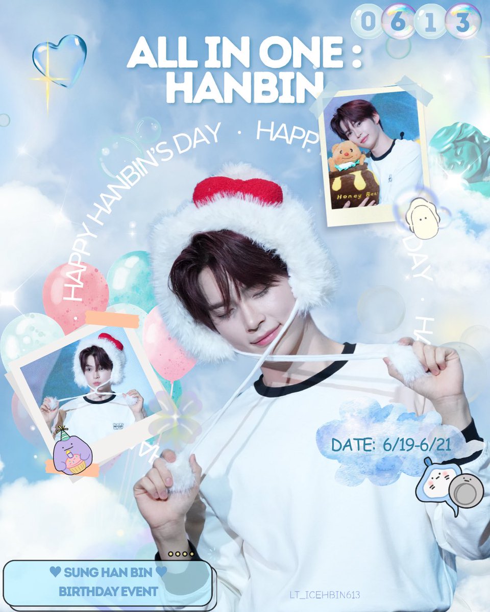 lt_icehbin613's tweet photo. 🌼 ALL IN ONE : HANBIN 🌼
⋆｡°✩ 6월・구름과 꽃 ✩°｡⋆

너는 내 하늘의 구름 ☁️
내 마음속의 꽃 🌸

“6월은 전부 너의 것이야” 🌱

📅 2026.06.19 – 06.21
📍 대만 타이중・반반티

🥤 음료(Large) + IG 팔로우
→ 응원물품 1개 증정 🎁

#HAPPYSUNGHANBIN #ALLINONEHANBIN
#성한빈 https://t.co/tCYU78luyH
