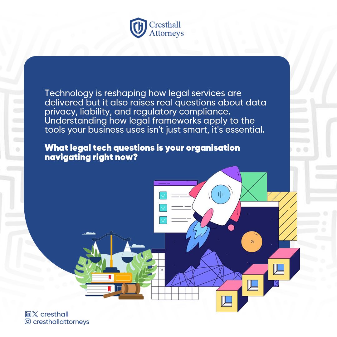 cresthall's tweet photo. Technology is evolving. Your legal strategy should too.

From data privacy to regulatory compliance, the right legal guidance can help your business stay protected while scaling confidently.

Need clarity on the legal side of innovation? Reach out to the team at Cresthall
today. https://t.co/kMZug9uVTL