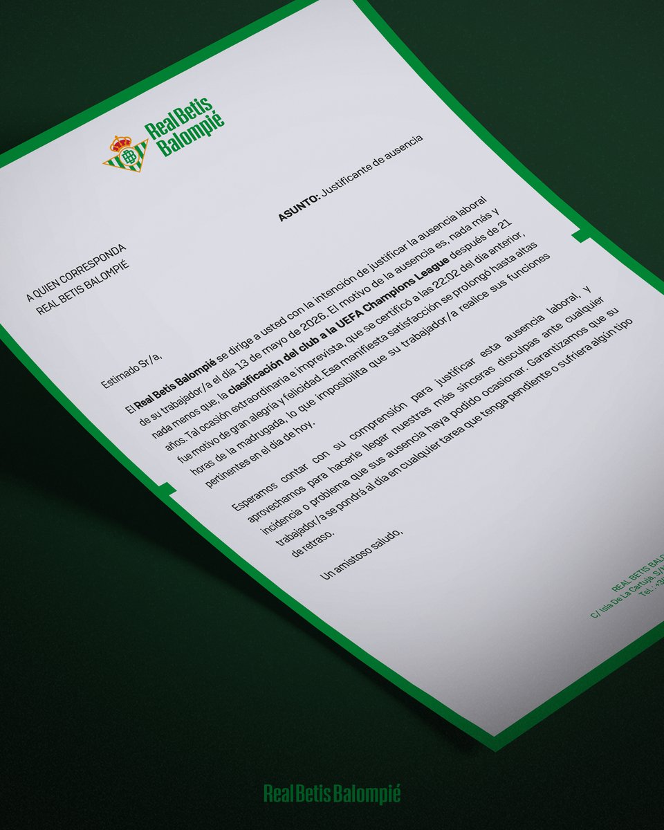 Real Betis Balompié 🌴💚 tweet media