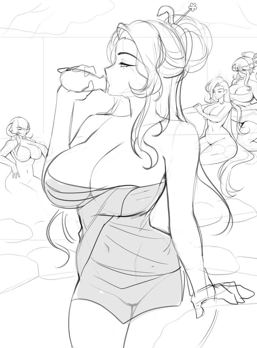 solei_des's tweet photo. sketch → simple color https://t.co/61pkDx8lLH
