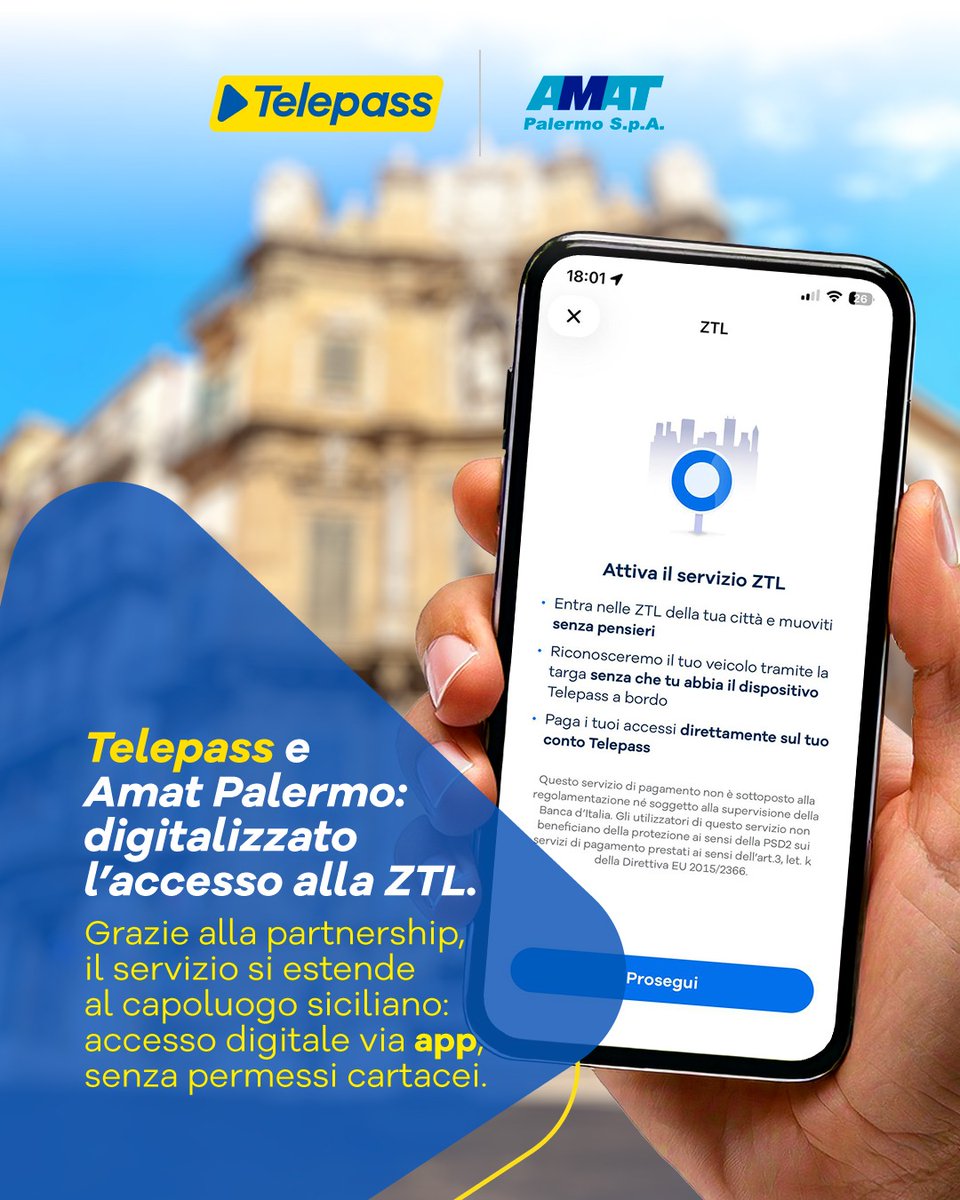Telepass tweet media