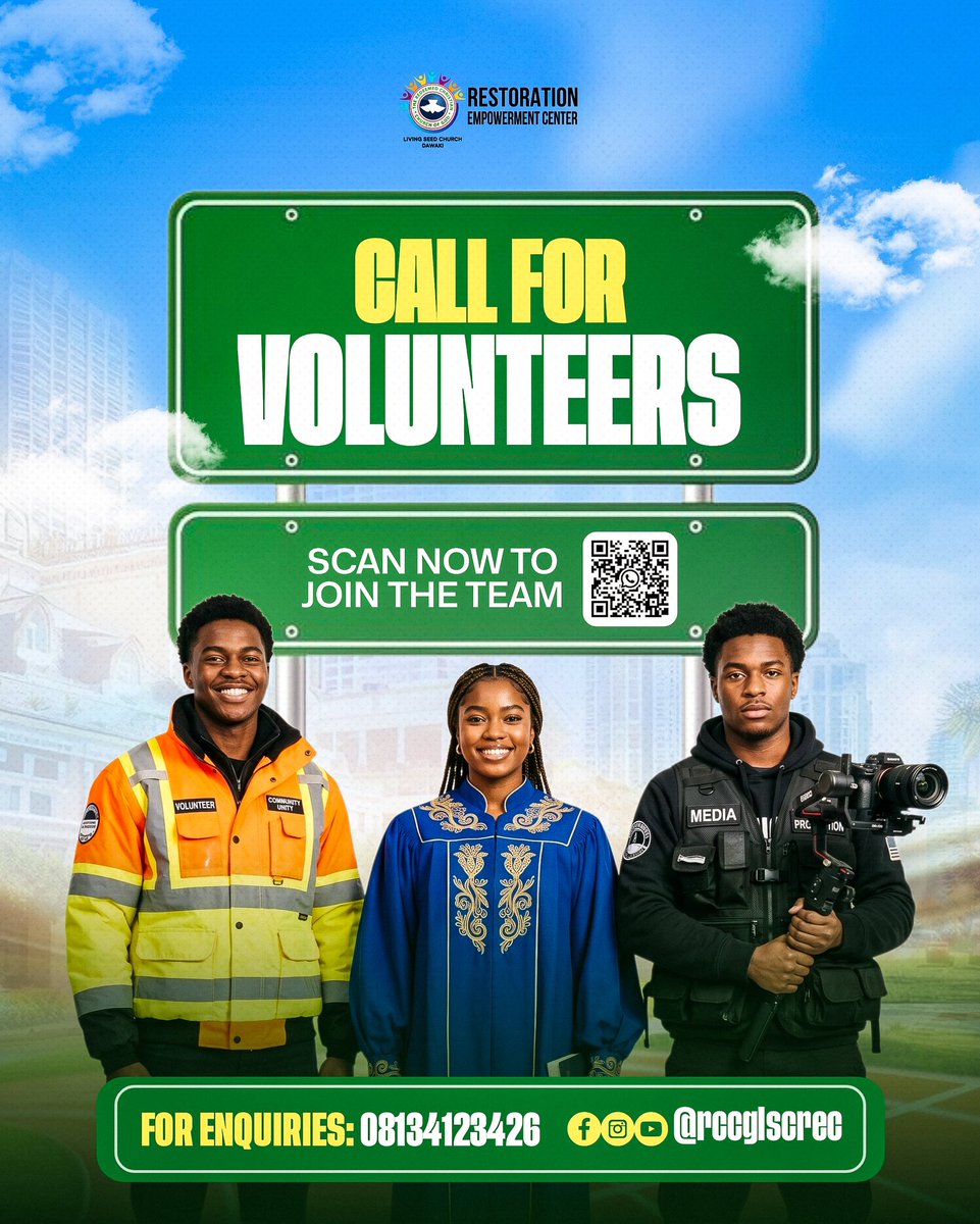 rccglscrec's tweet photo. LSC DAWAKI is here! 🎉

Be a part of what God is building at LSC Dawaki. Kindly scan the code or click below to join our volunteer team ✨

https://t.co/gMrDmebfGR

#lscdawaki #rccglscrec #rccg https://t.co/lMDUc1N1nn