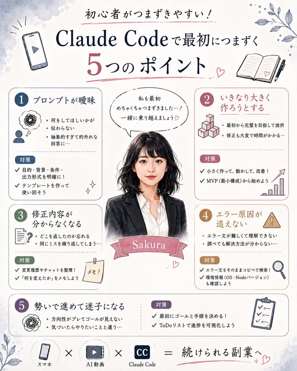SHO |副業×AI動画×ClaudeCode tweet media