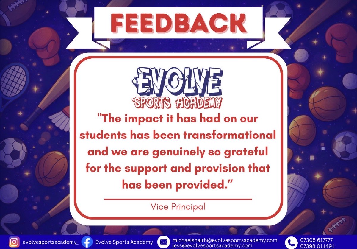 Evolve Sports Academy tweet media