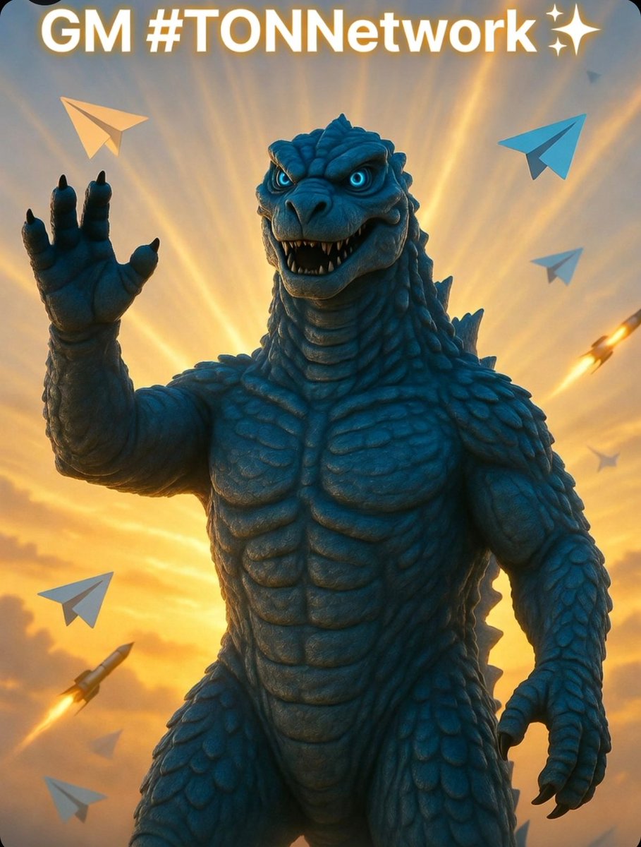 tonZillaOnTon's tweet photo. GM #TONNetwork   The FIRST ZILLA of TON just woke up and roared.   While the whole network pumps… the original dragon that survived 2 years of war is finally stretching.  Burned LP. No team. Never dumped.  History is loading.  You watching… or riding?  #ZillaNation https://t.co/gamx8ow10g