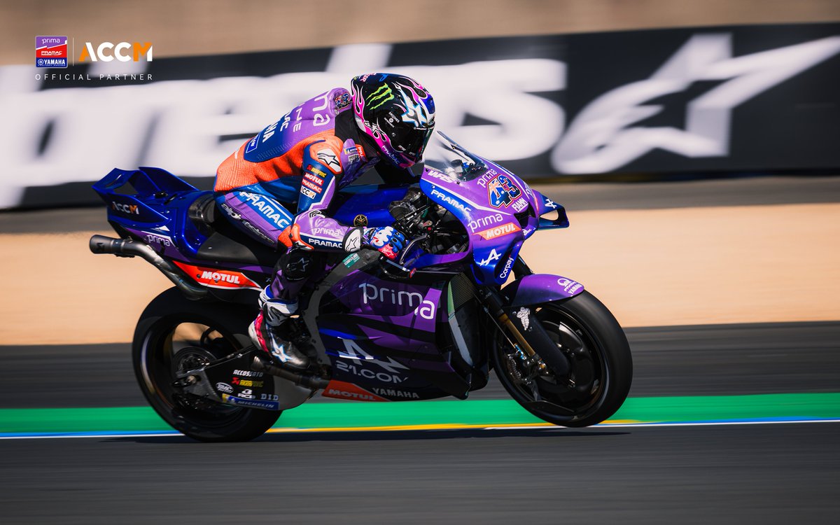 accm_group's tweet photo. 2026 MotoGP France at Le Mans was intense! Prima Pramac Yamaha faced one of the season’s toughest tracks, and ACCM witnessed speed and masterful resource management.
#PrimaPramacYamaha #MotoGP #ACCM #Forex https://t.co/cVMAgrhjeO