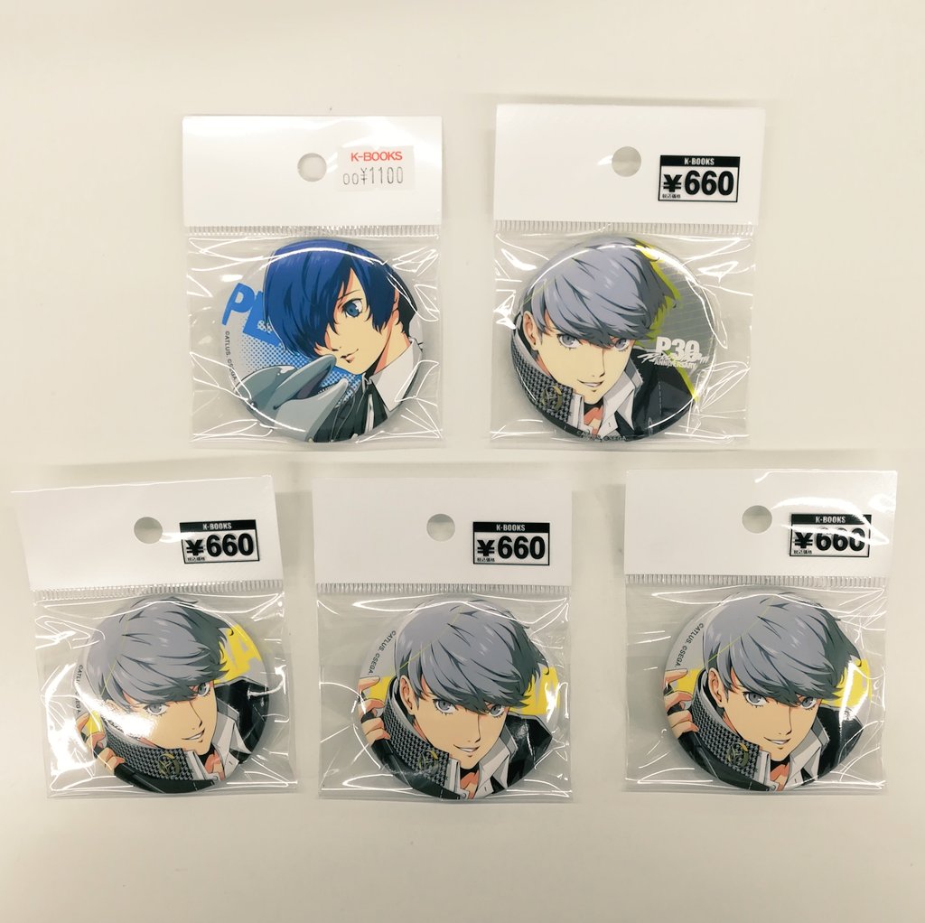 入荷情報】 ペルソナ3 ペルソナ4 八景島シーパラダイスコラボ 缶バッジ