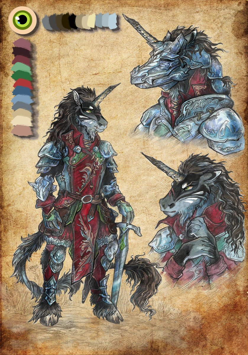 Taski_Guru's tweet photo. Anthro characters (closed)
The wizard unicorn and the dark warrior unicorn
fantasy furry designs / adoptables
#anthroart #furry #furry_oc #adoptable #dungeonsanddragons #dnd #unicornoc #adopt #dndwizard #adopts https://t.co/qZIrPN40xV